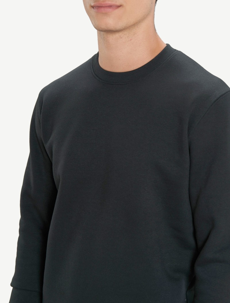 sudadera negra 3 Sudadera Unisex Black