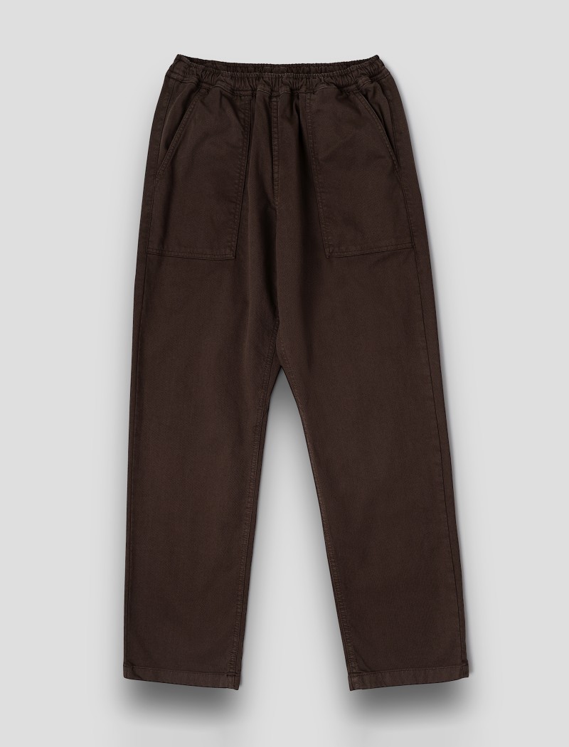 marron Pantalón Superior Chef Café