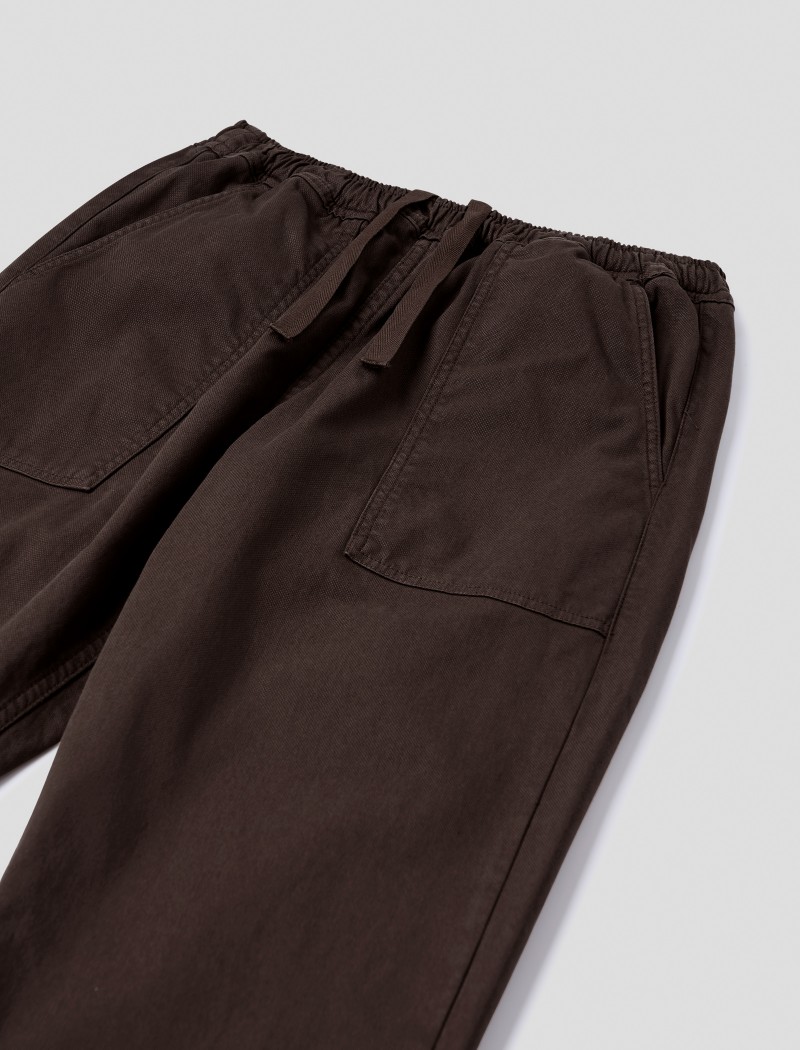 marron Pantalón Superior Chef Café