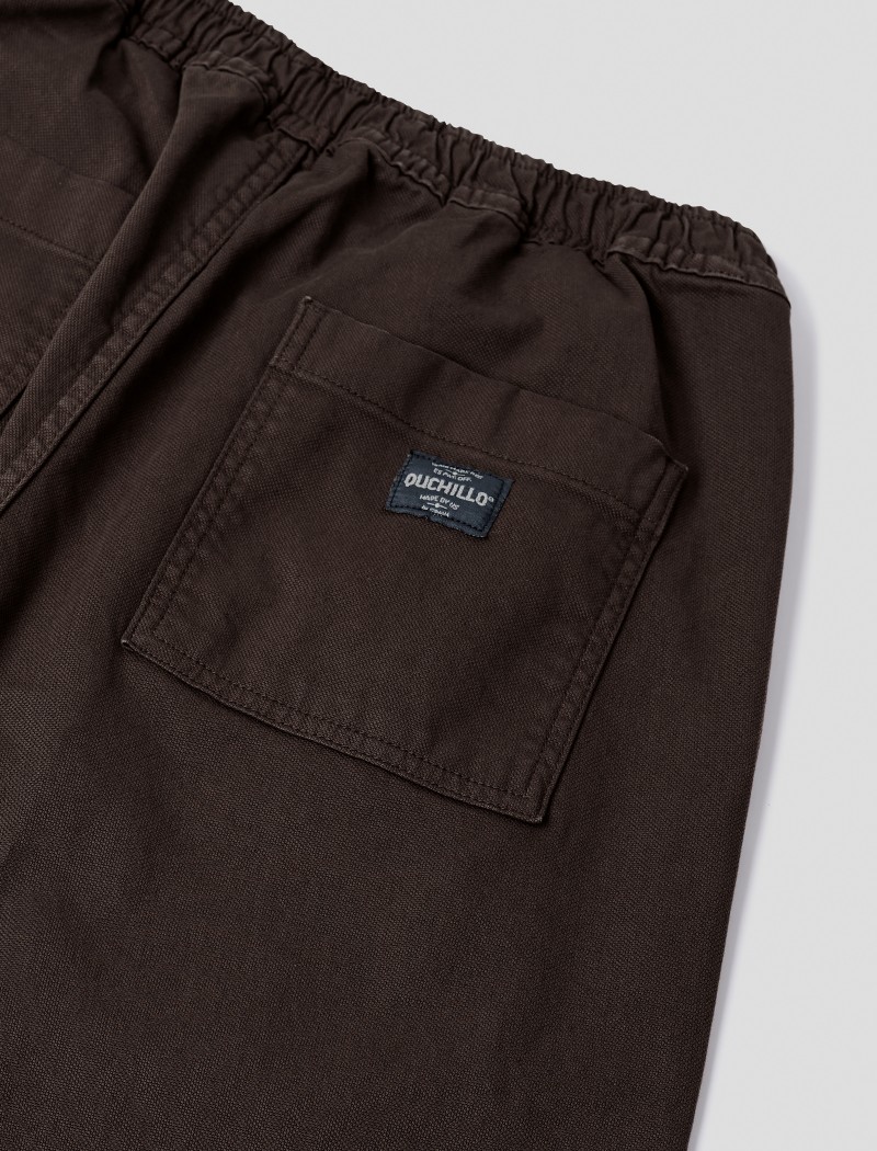 tabaco-5 Pantalón Superior Chef Café