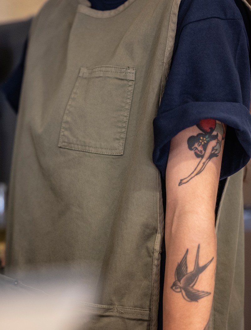 verde3 Delantal Moka Army