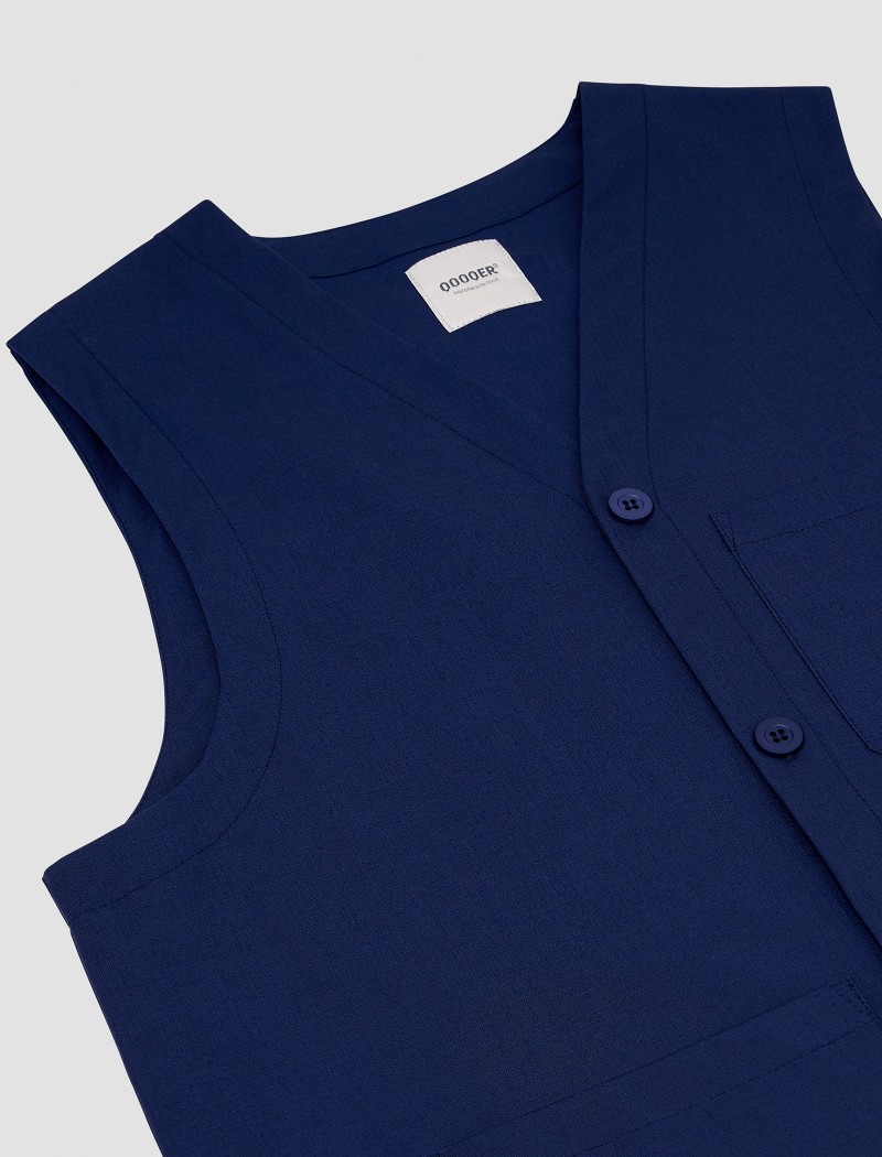 worker AZUL-3 Chaleco Unity Blue